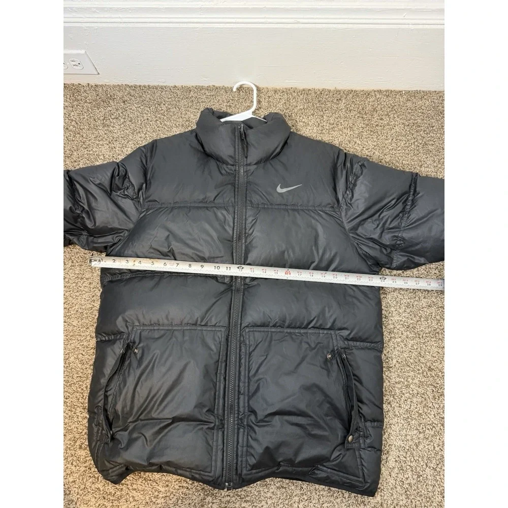 Nike Vintage Down Puffer Jacket Size Large Black SAMPLE RARE